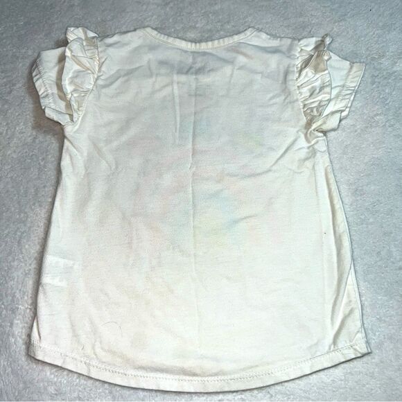 Toddler Girl White Peppa Pig and Friends Tee 0515K - Picture 4 of 4